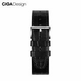 CIGA design leather watch strap